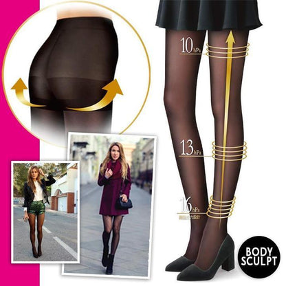 Flawless Legs Fake Translucent Warm Fleece Tights