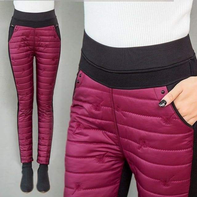 ThermPants - High Waist Winter Down Pants