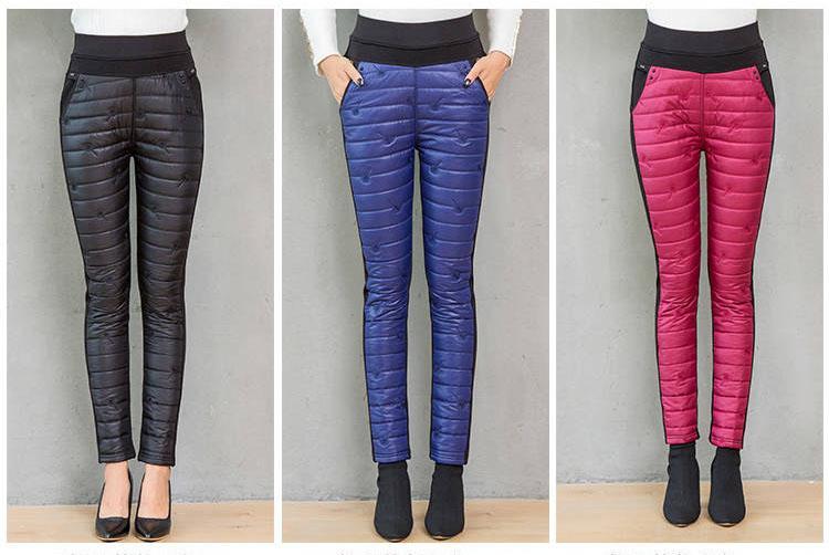 ThermPants - High Waist Winter Down Pants